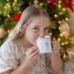 Personalised Christmas Enamel Mug - Tinsel Typeface