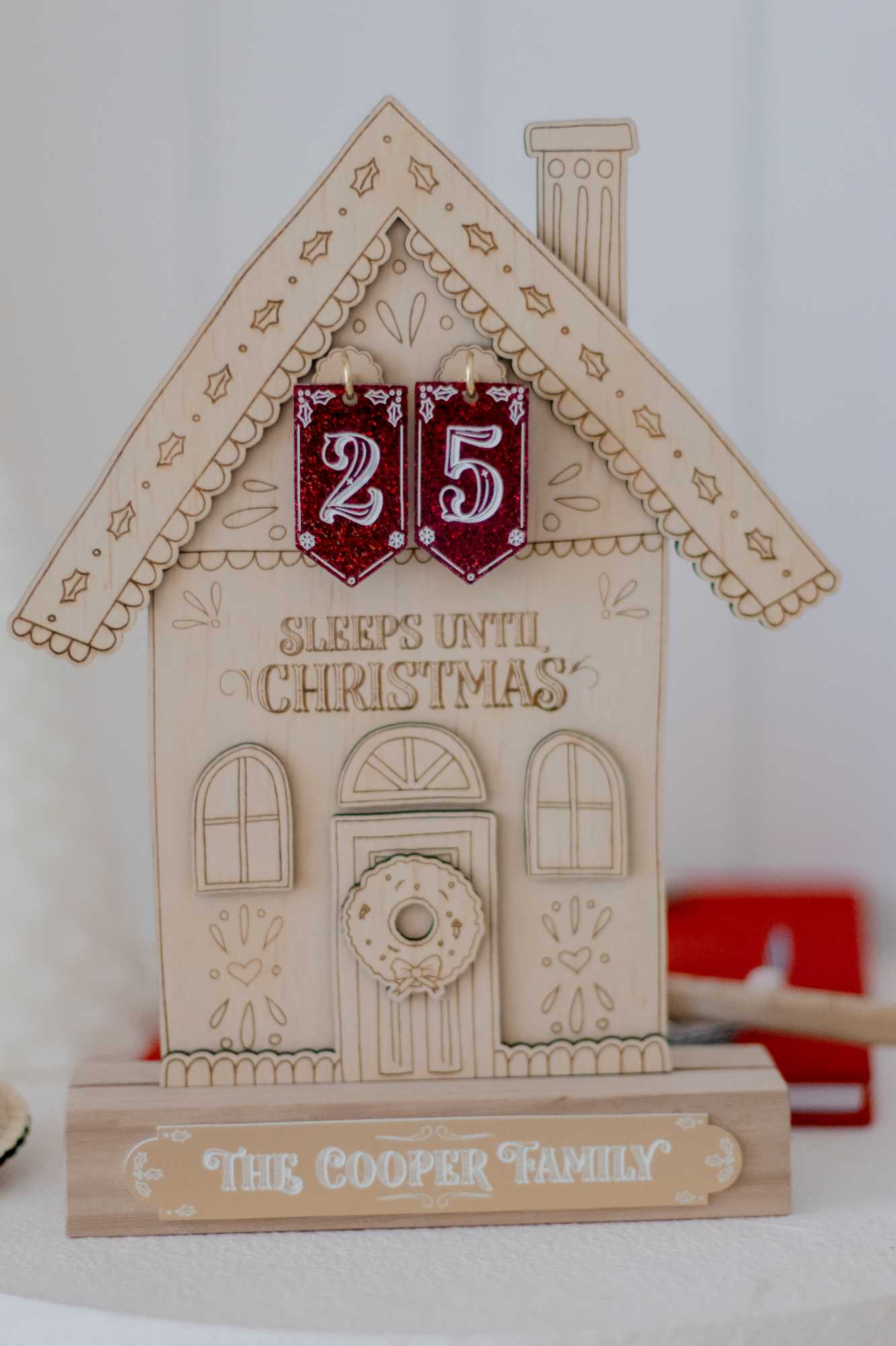 Gingerbread House Christmas Countdown