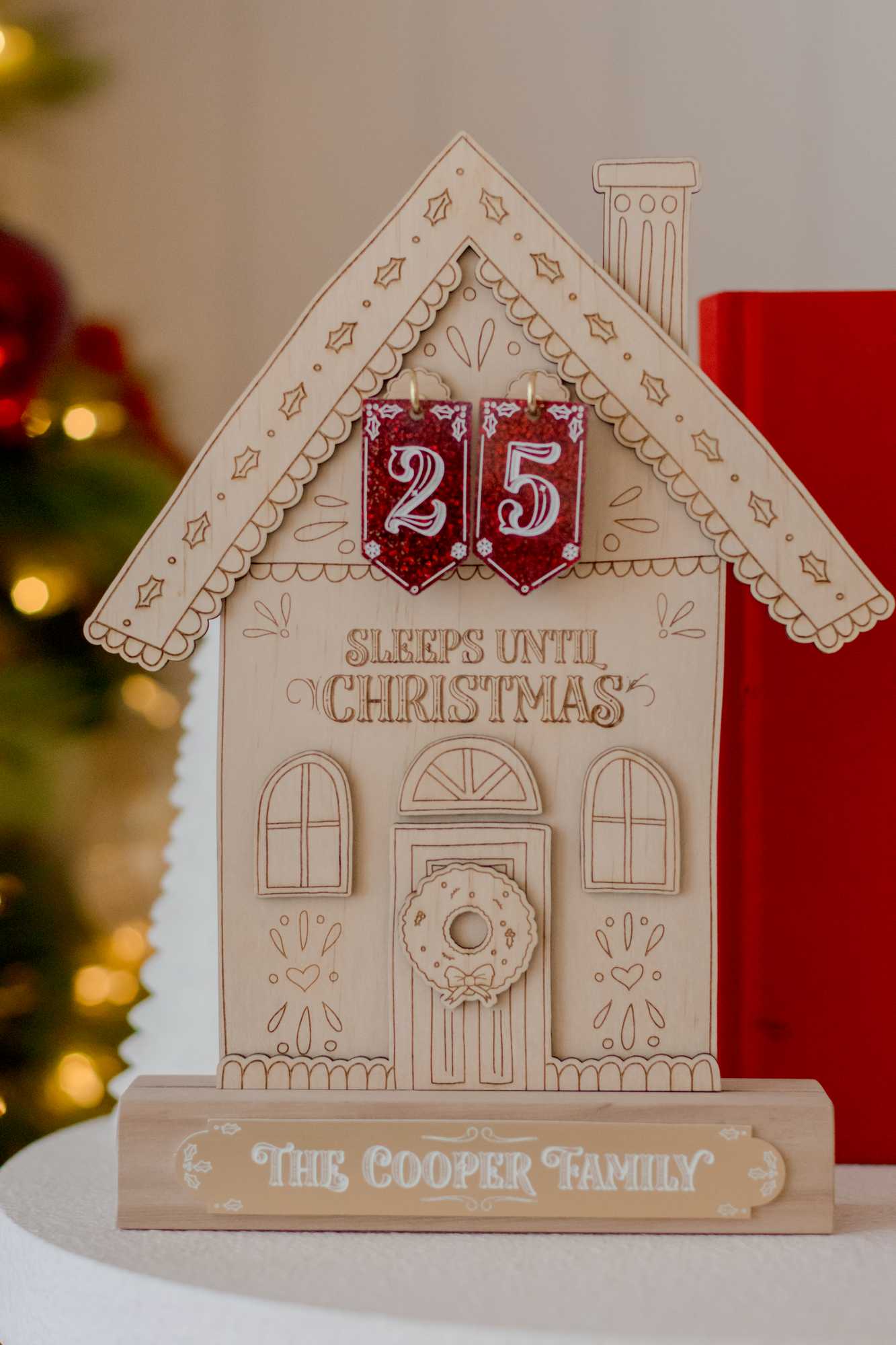 Gingerbread House Christmas Countdown