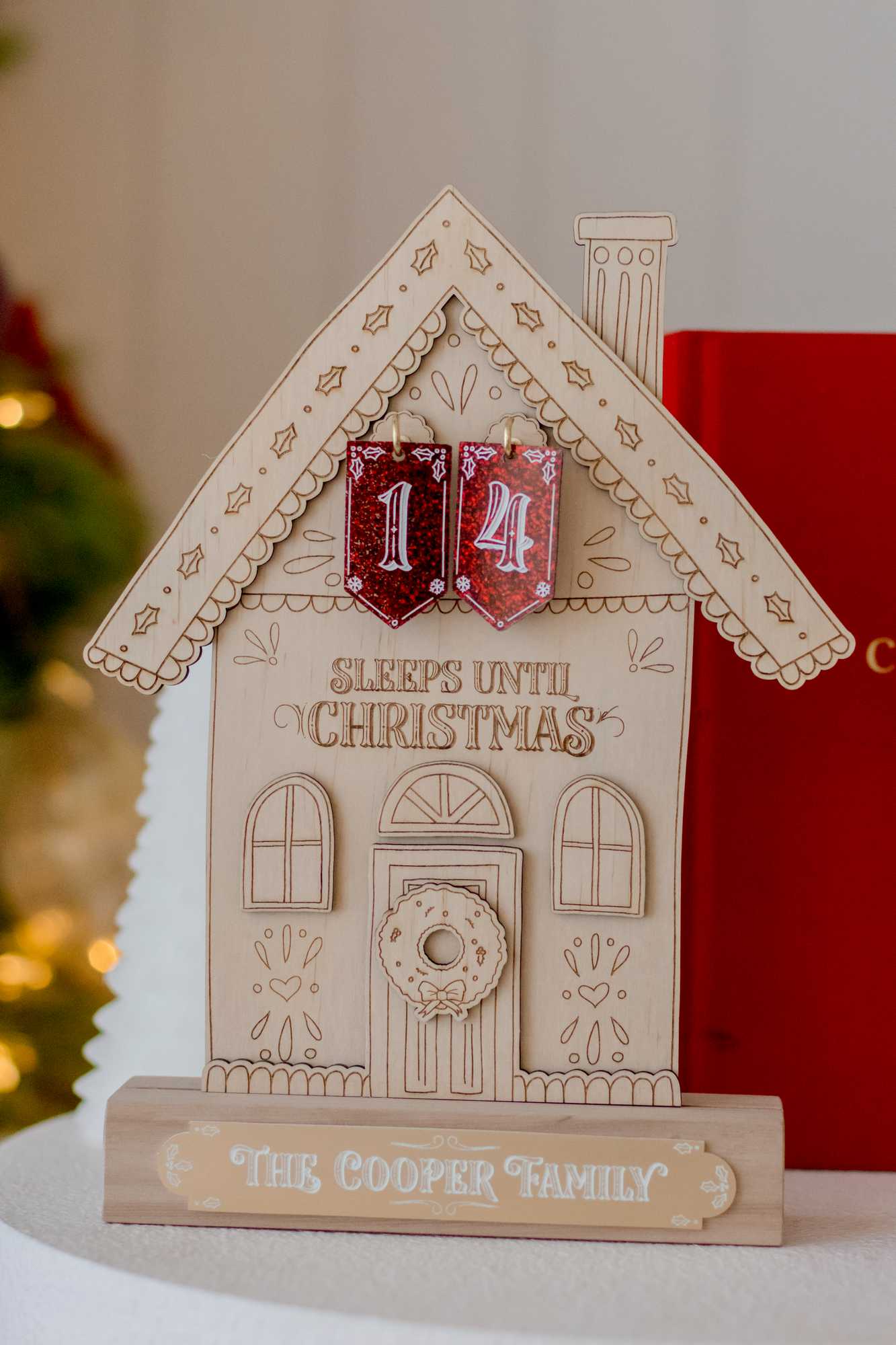 Gingerbread House Christmas Countdown