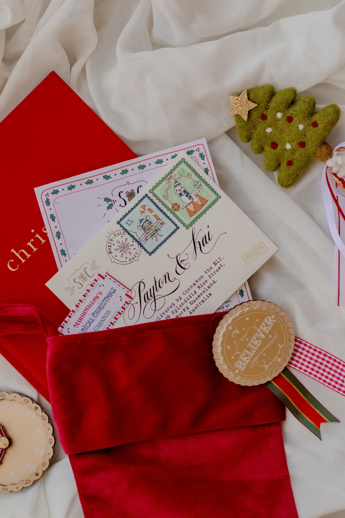 The Sibling Classic Santa Claus Letters