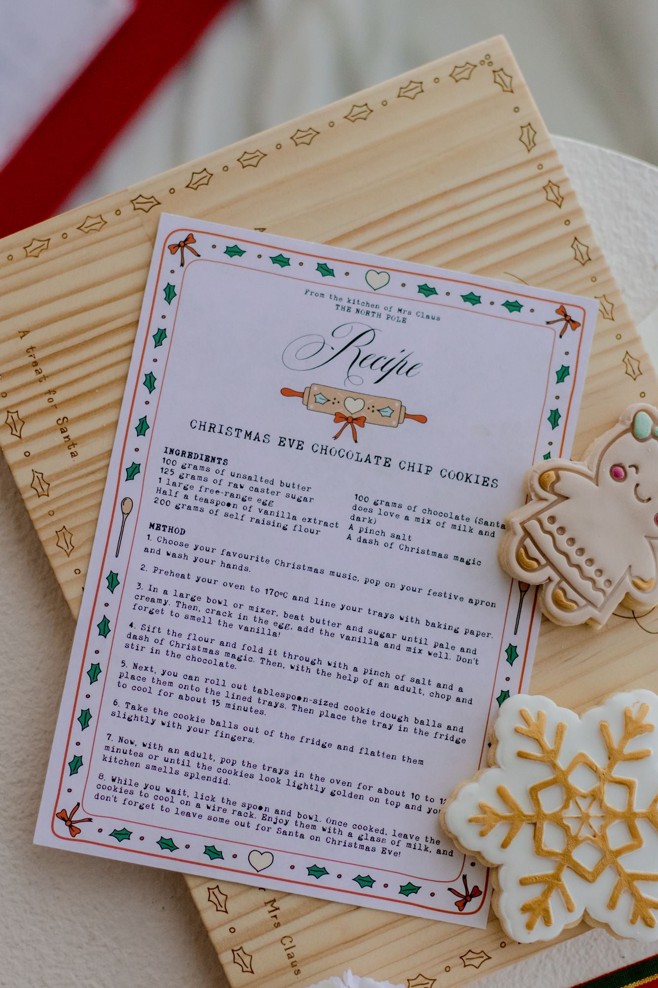 Mrs Claus' Printed Recipes