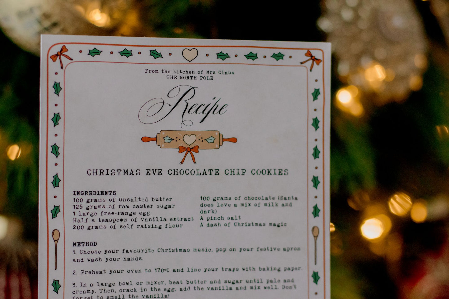 Mrs Claus' Printed Recipes