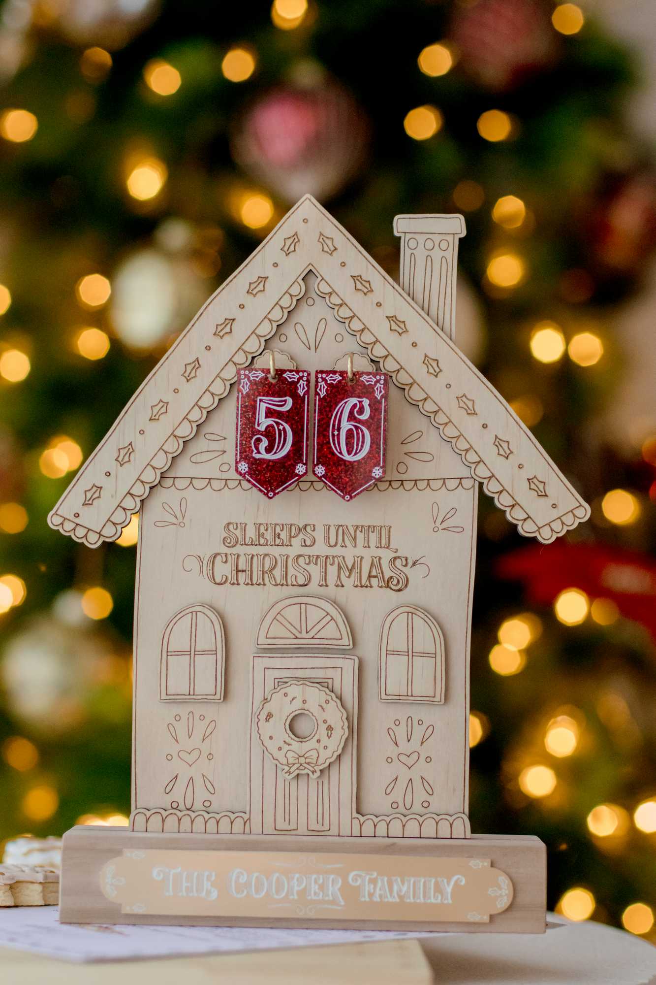 Gingerbread House Christmas Countdown