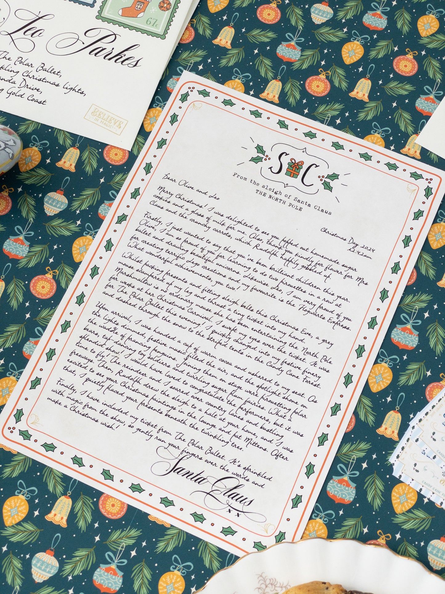 The Deluxe Christmas Morning Letter