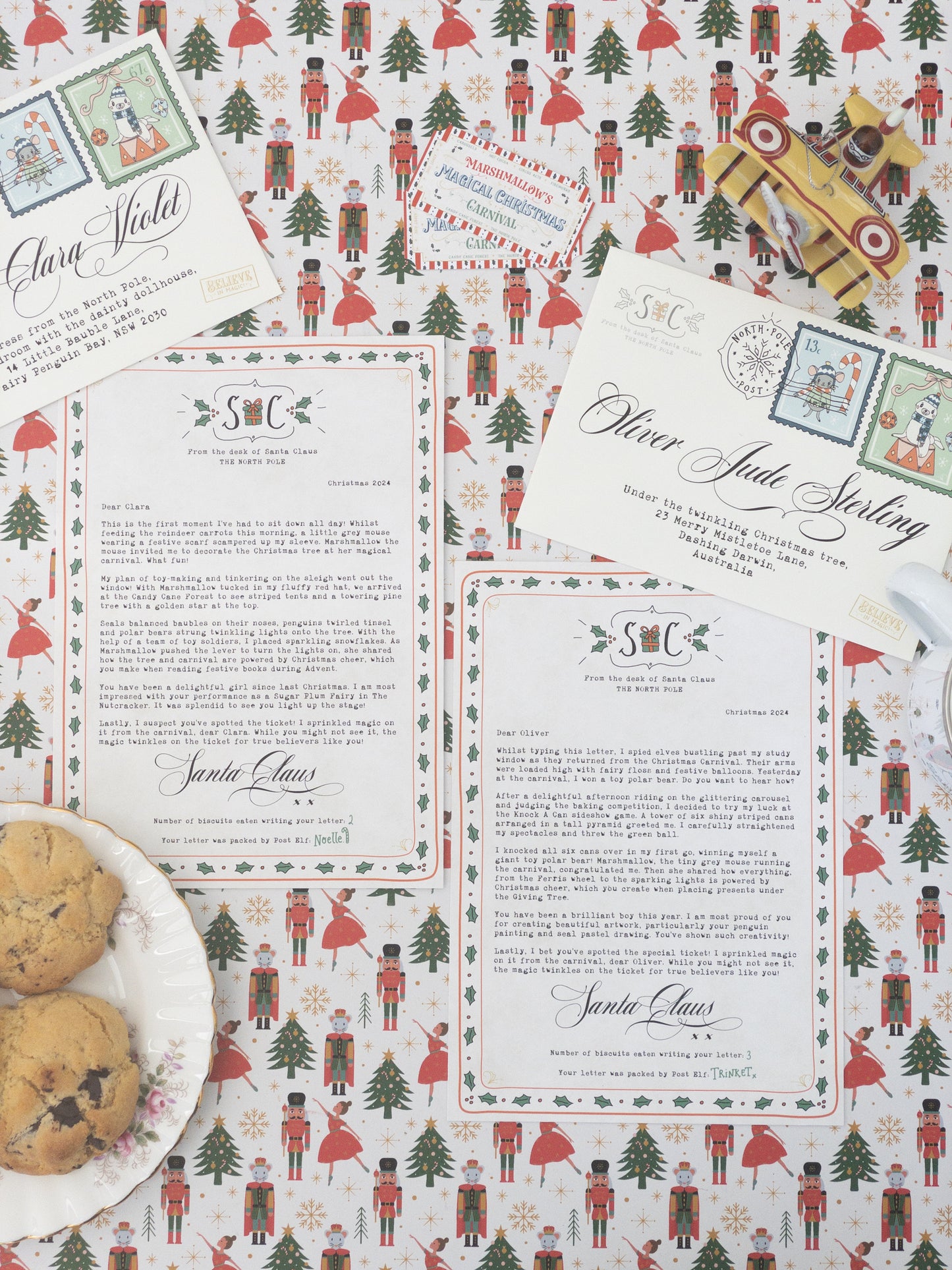 The Sibling Classic Santa Claus Letters