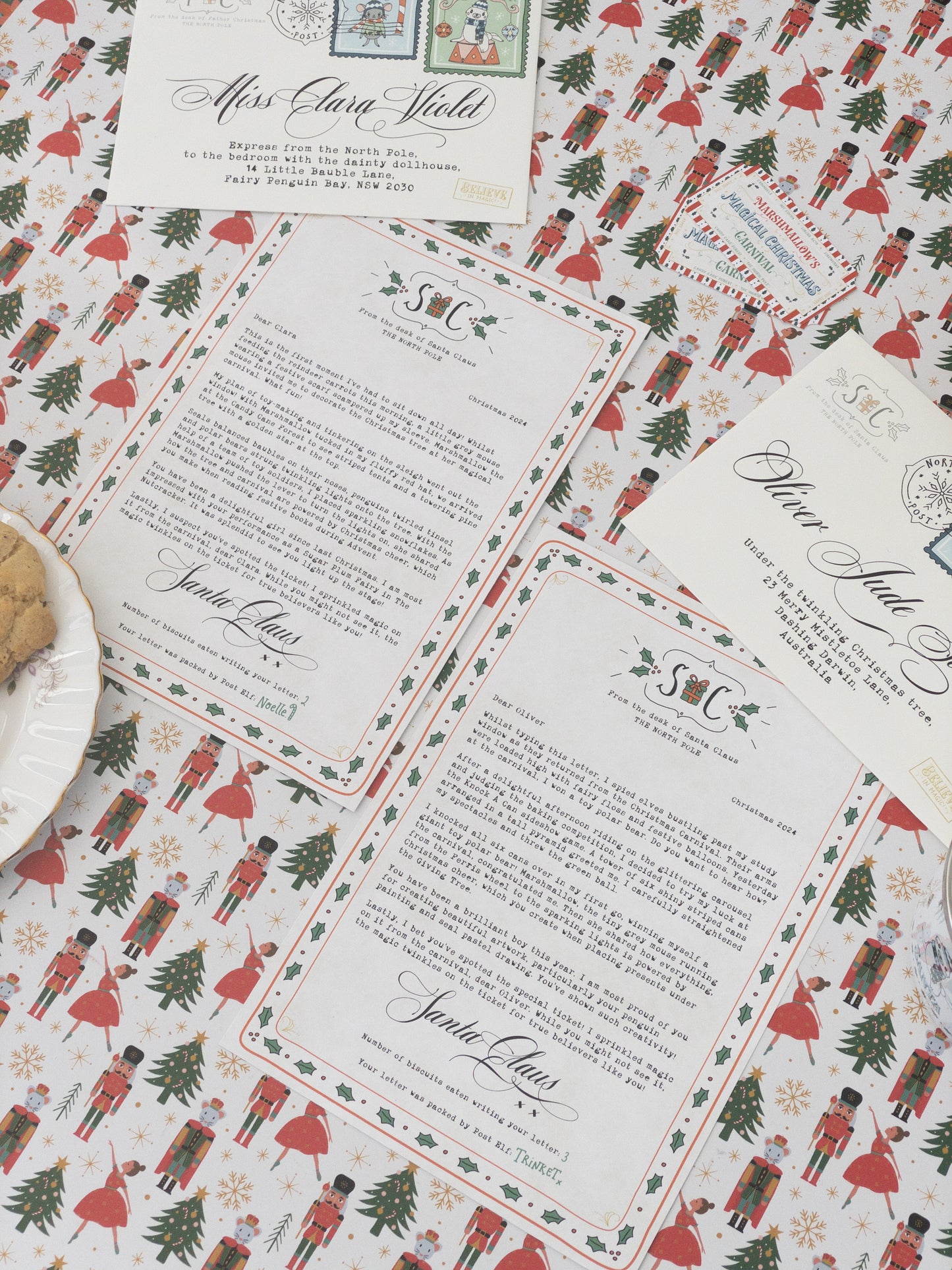 The Sibling Classic Santa Claus Letters