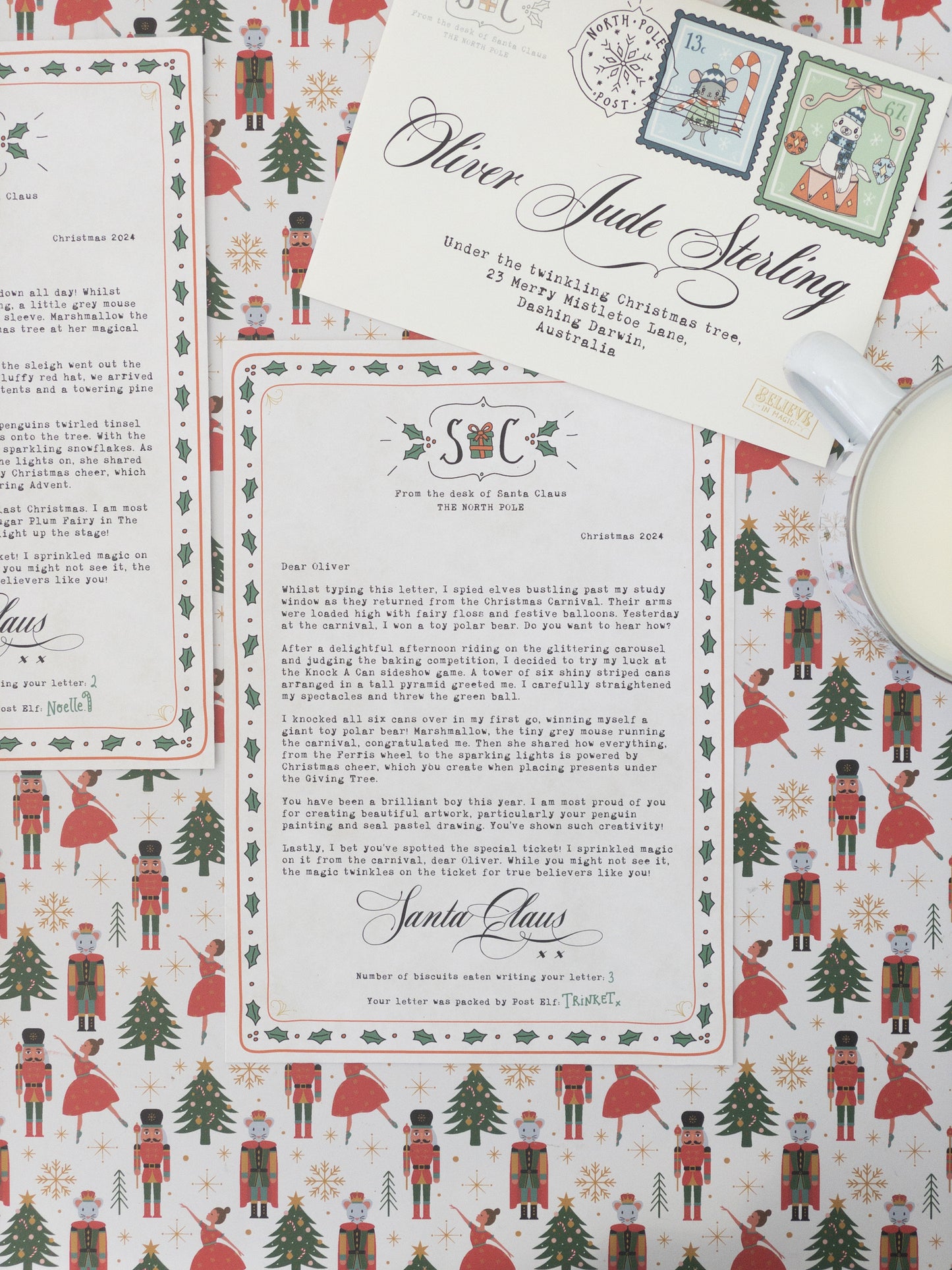 The Sibling Classic Santa Claus Letters