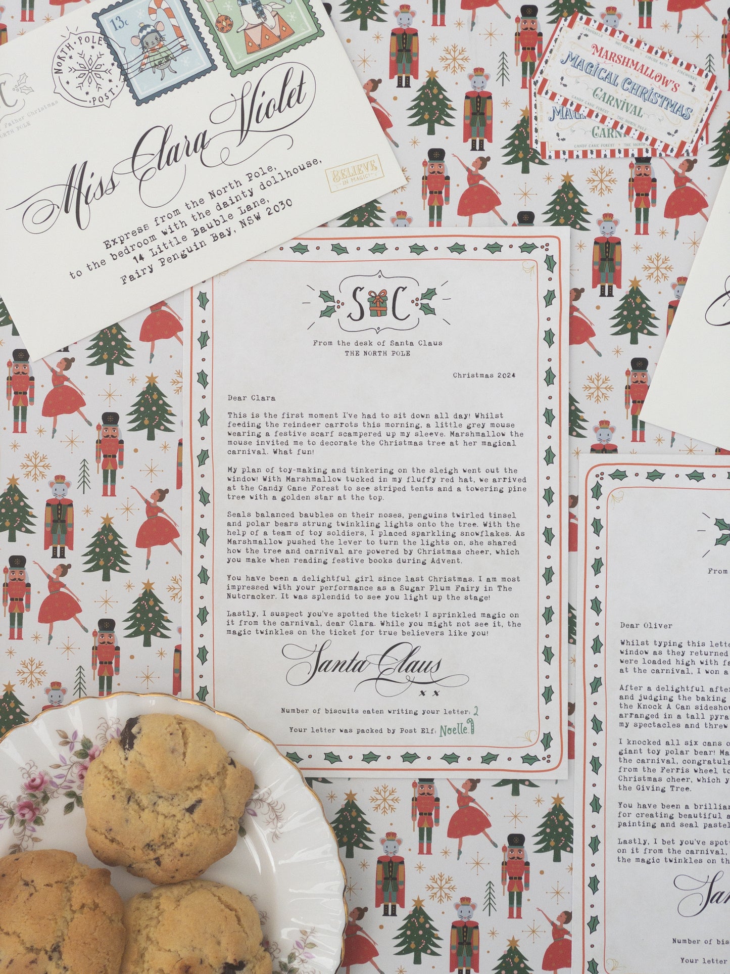 The Sibling Classic Santa Claus Letters