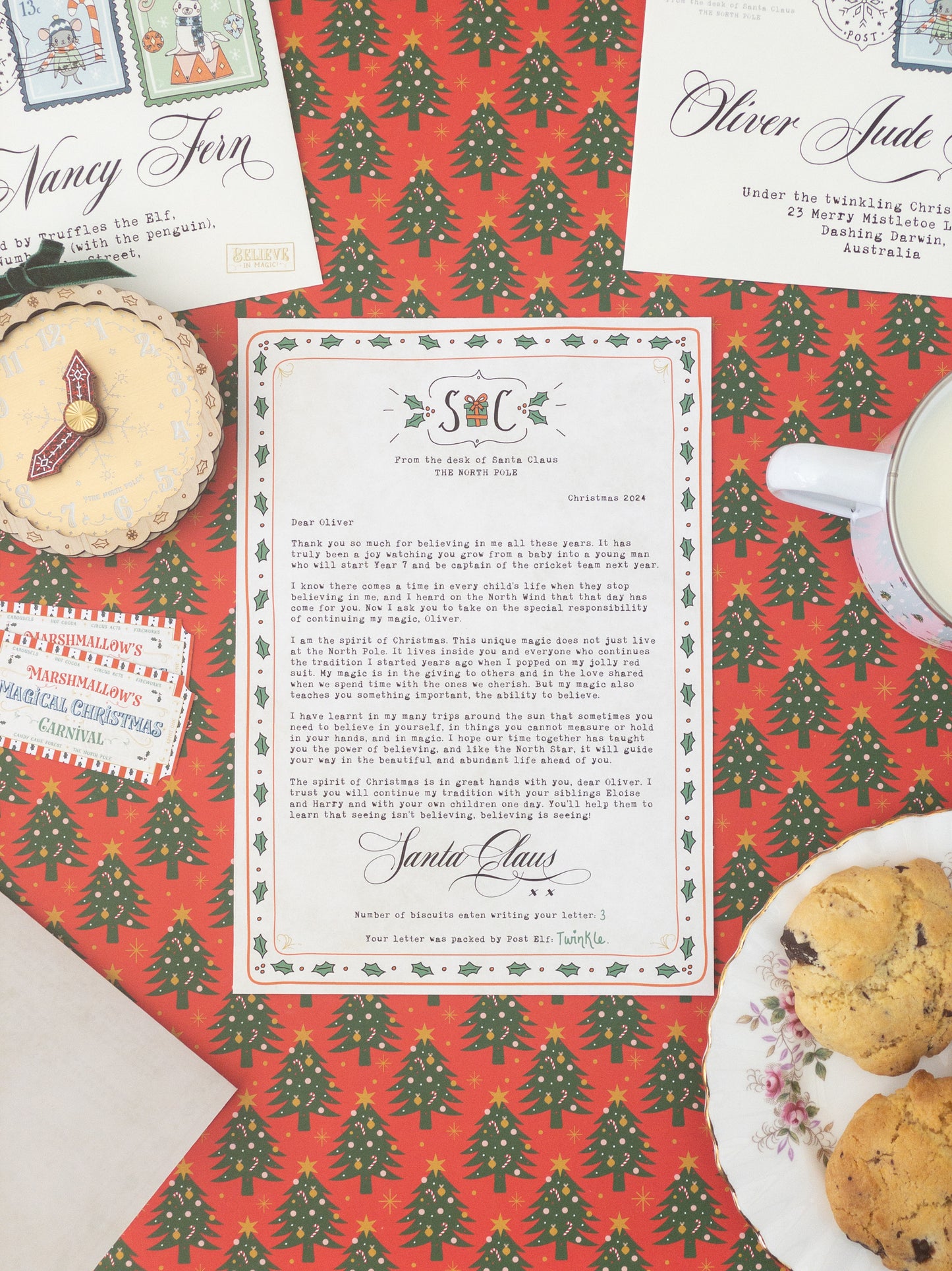 The Magical Goodbye Santa Letter