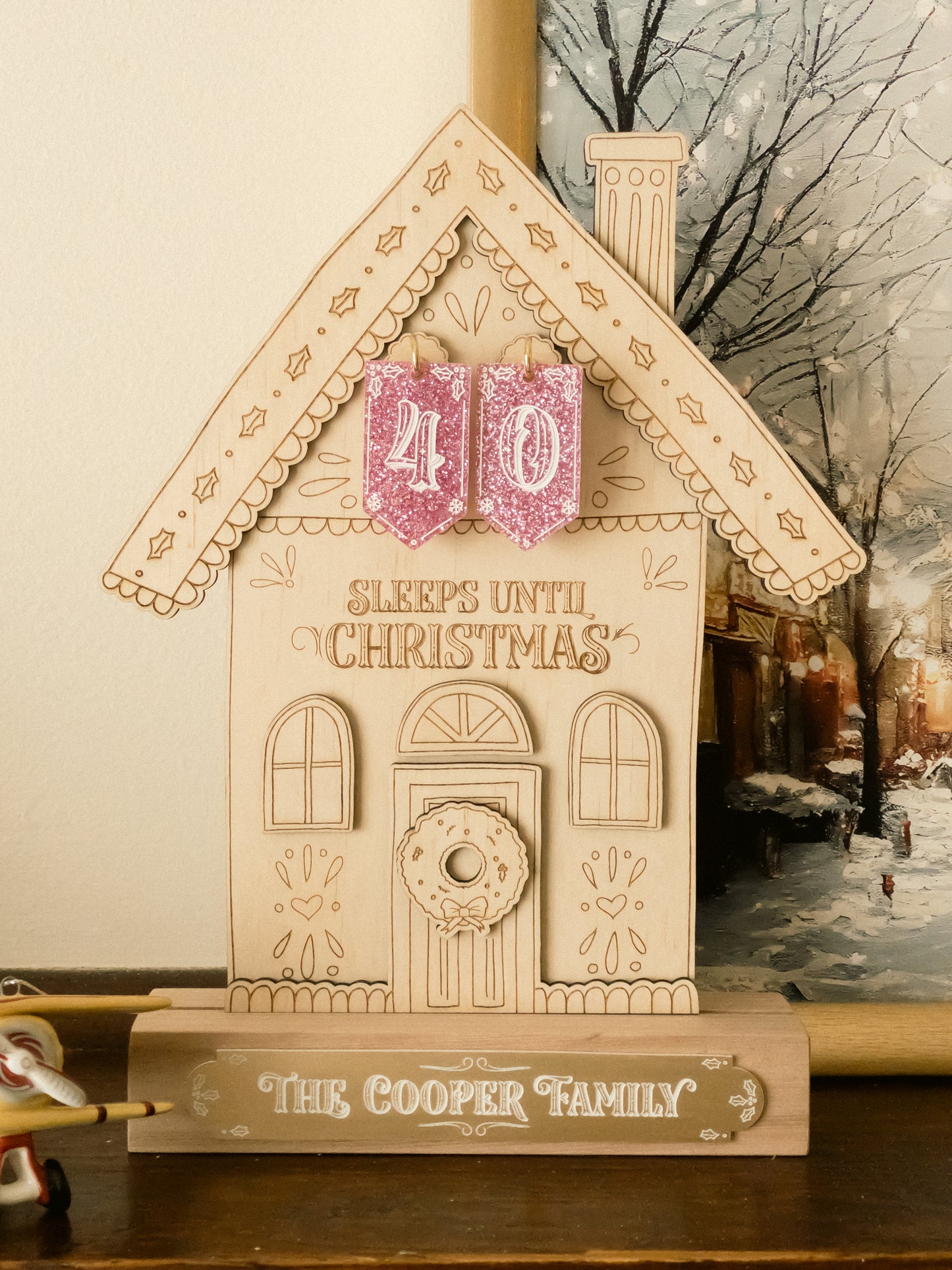 Gingerbread House Christmas Countdown