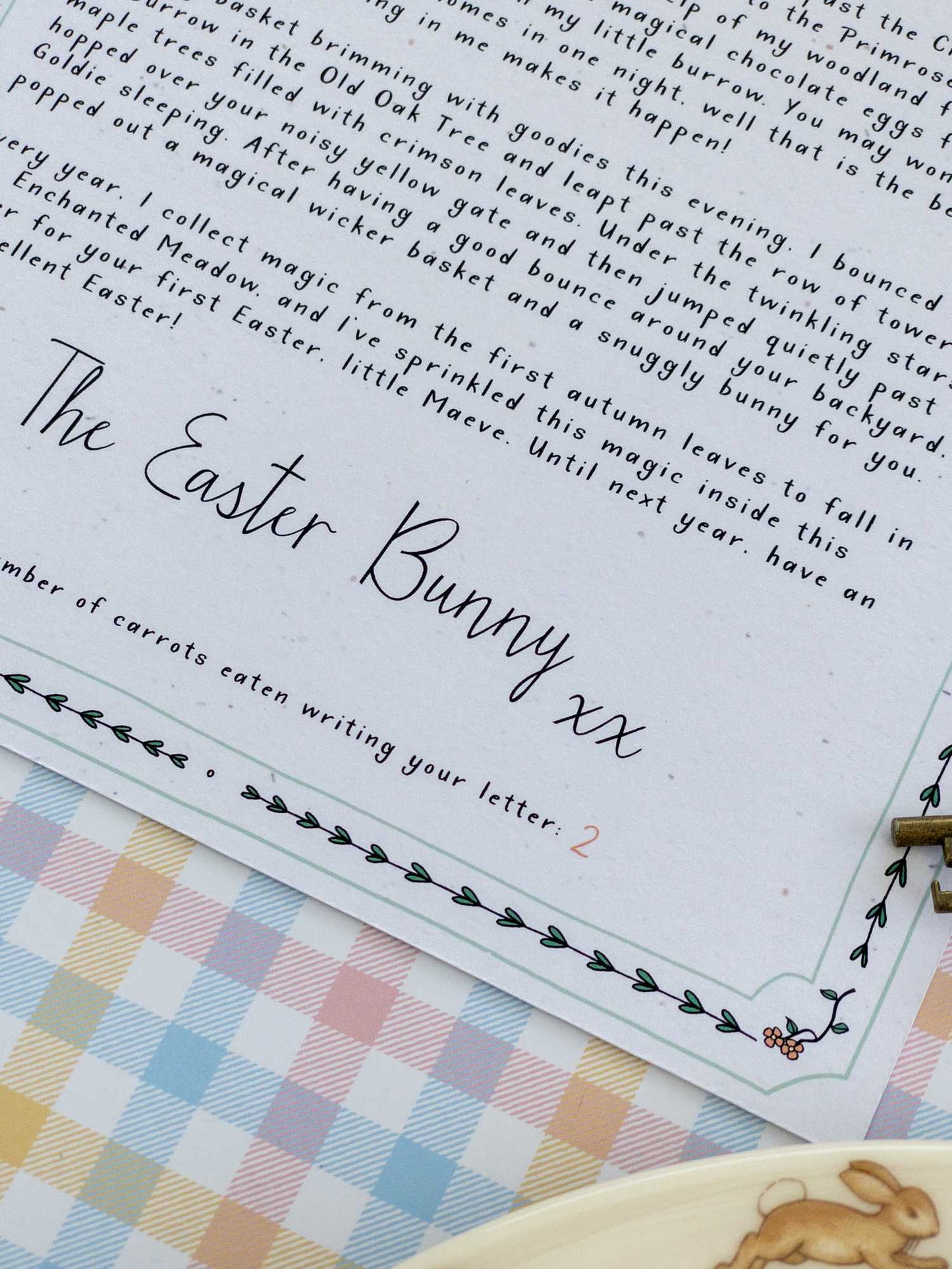 Baby’s First Easter Letter