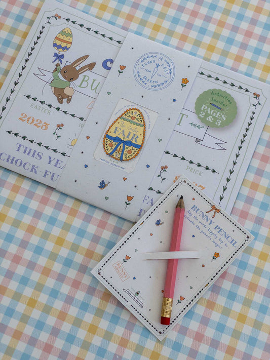 Bunny Post & Pencil Bundle