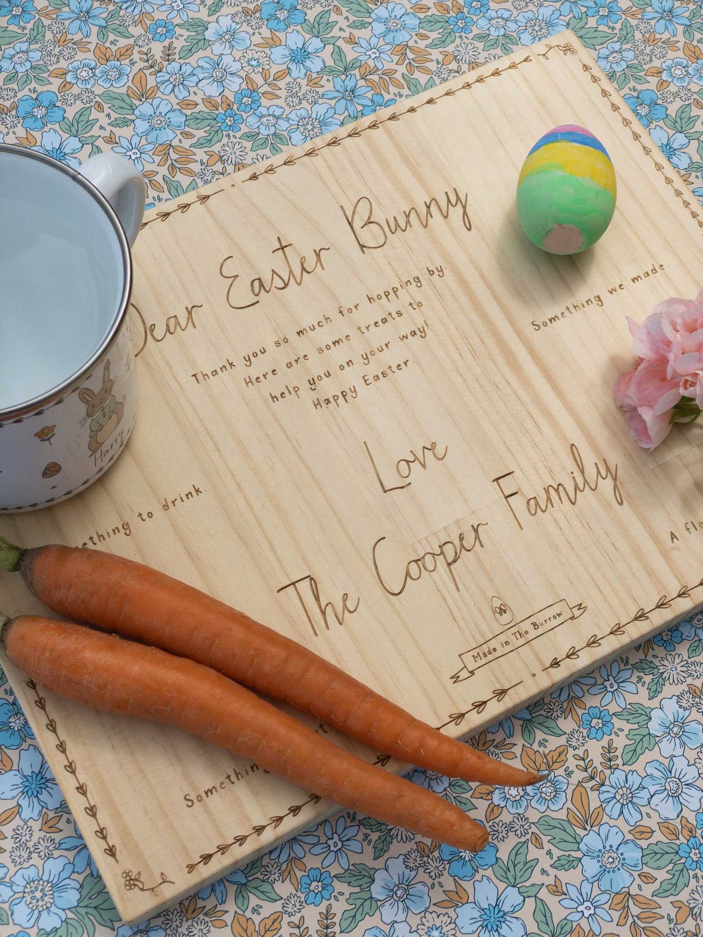 Easter Bunny Board - Pine