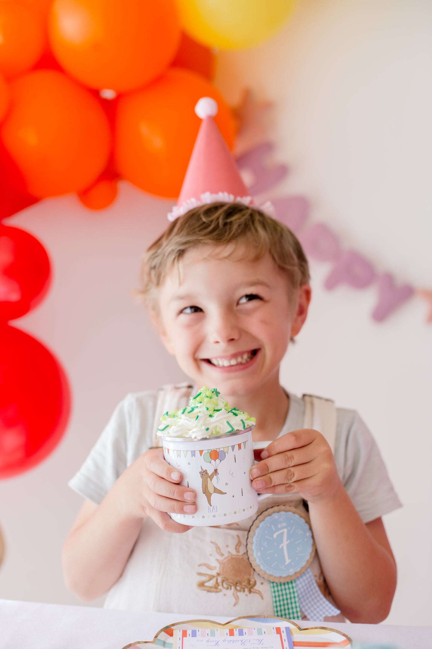 Personalised Birthday Enamel Mug