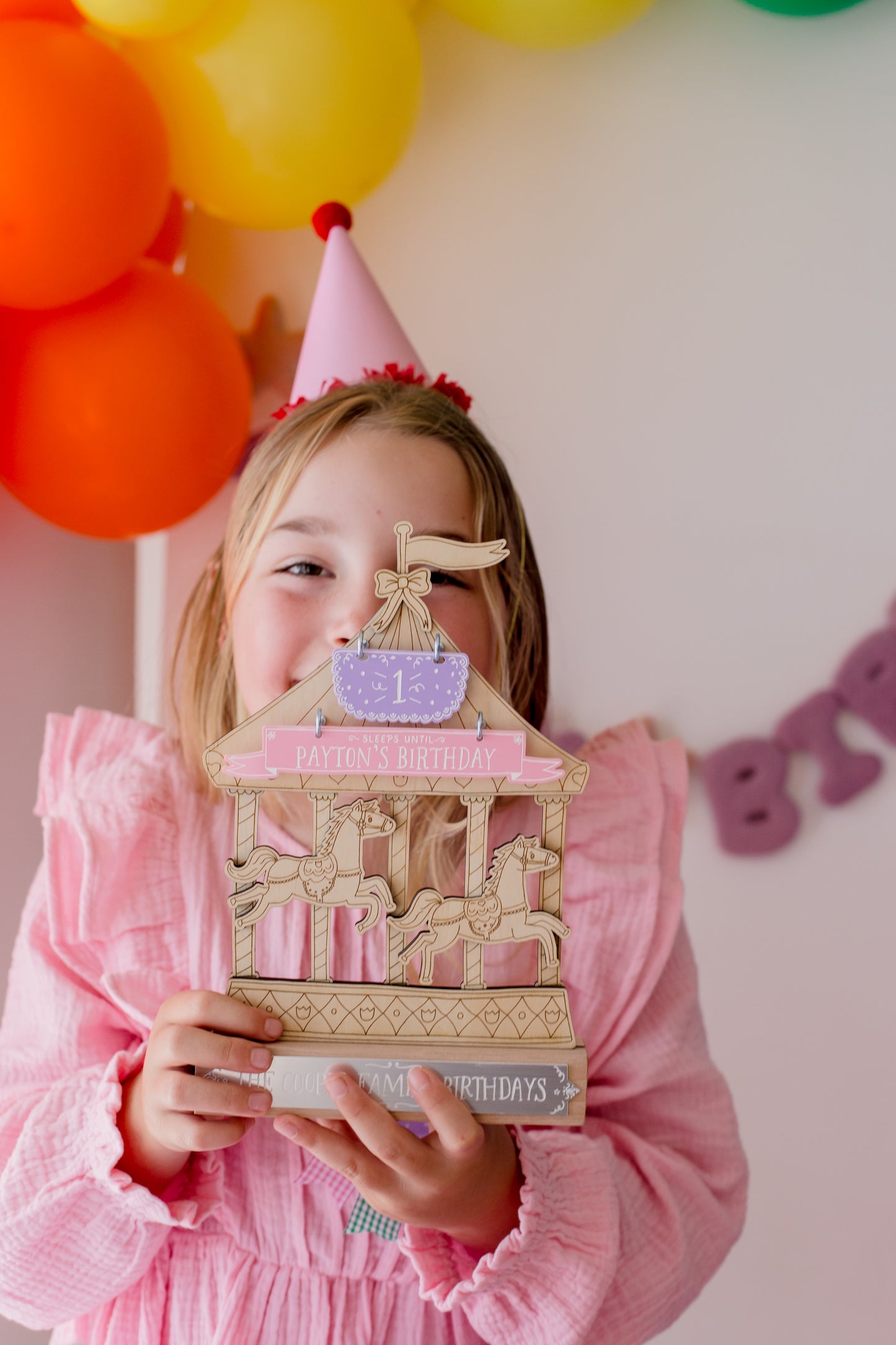 Enchanting Carousel Birthday Countdown