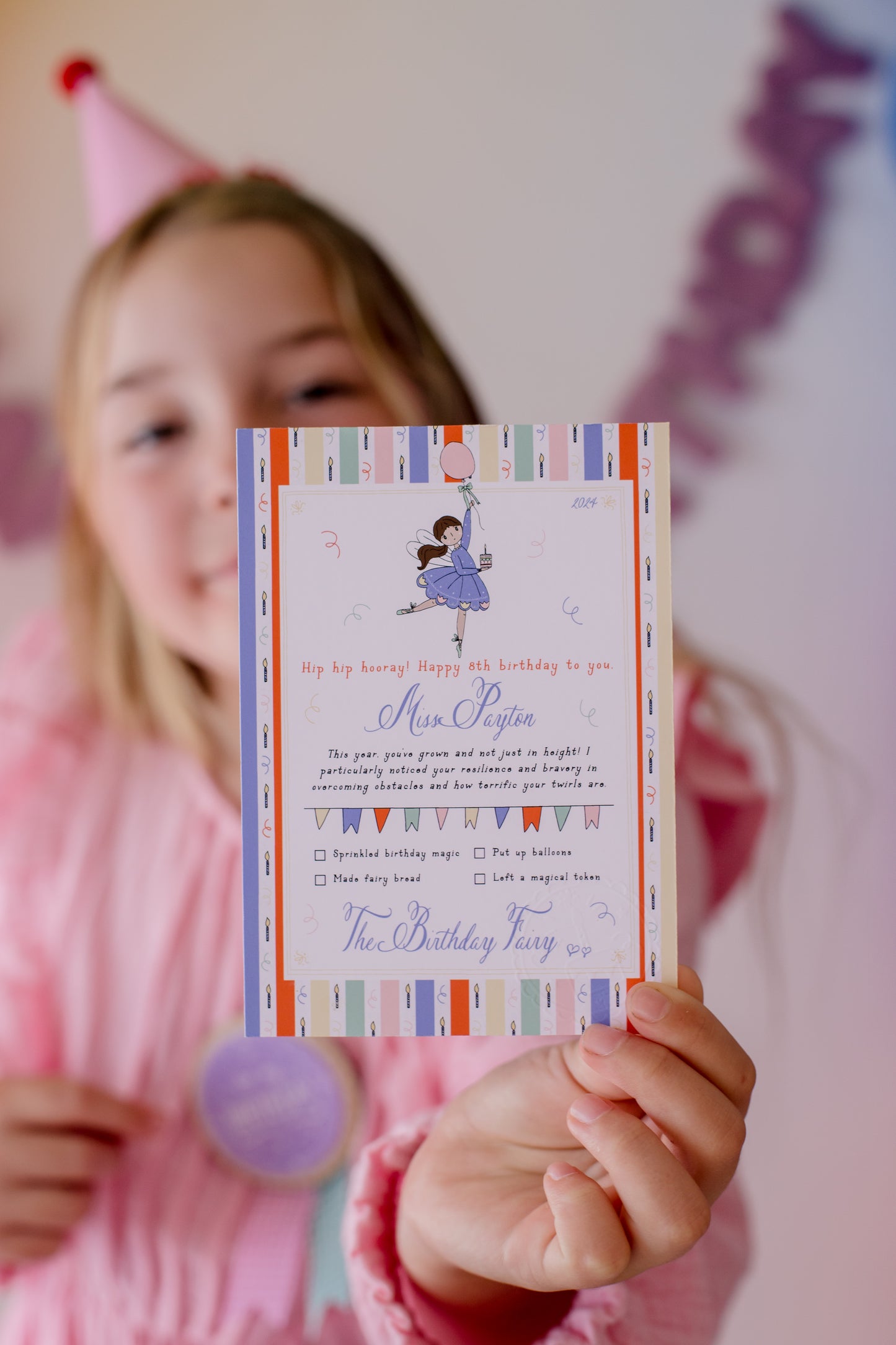 Birthday Fairy Note