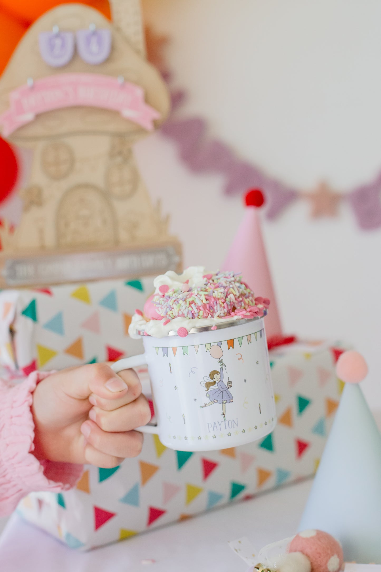 Personalised Birthday Enamel Mug